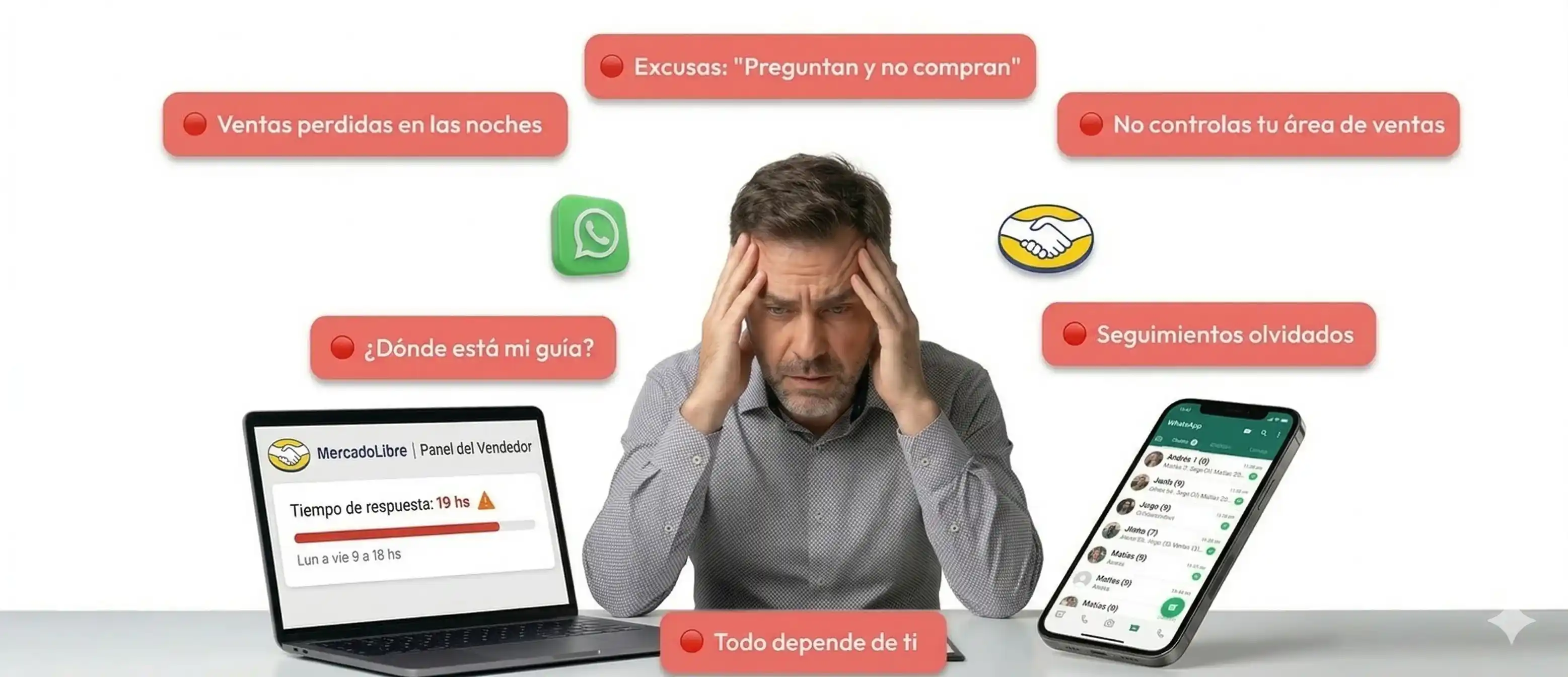 Vende más por MercadoLibre y WhatsApp